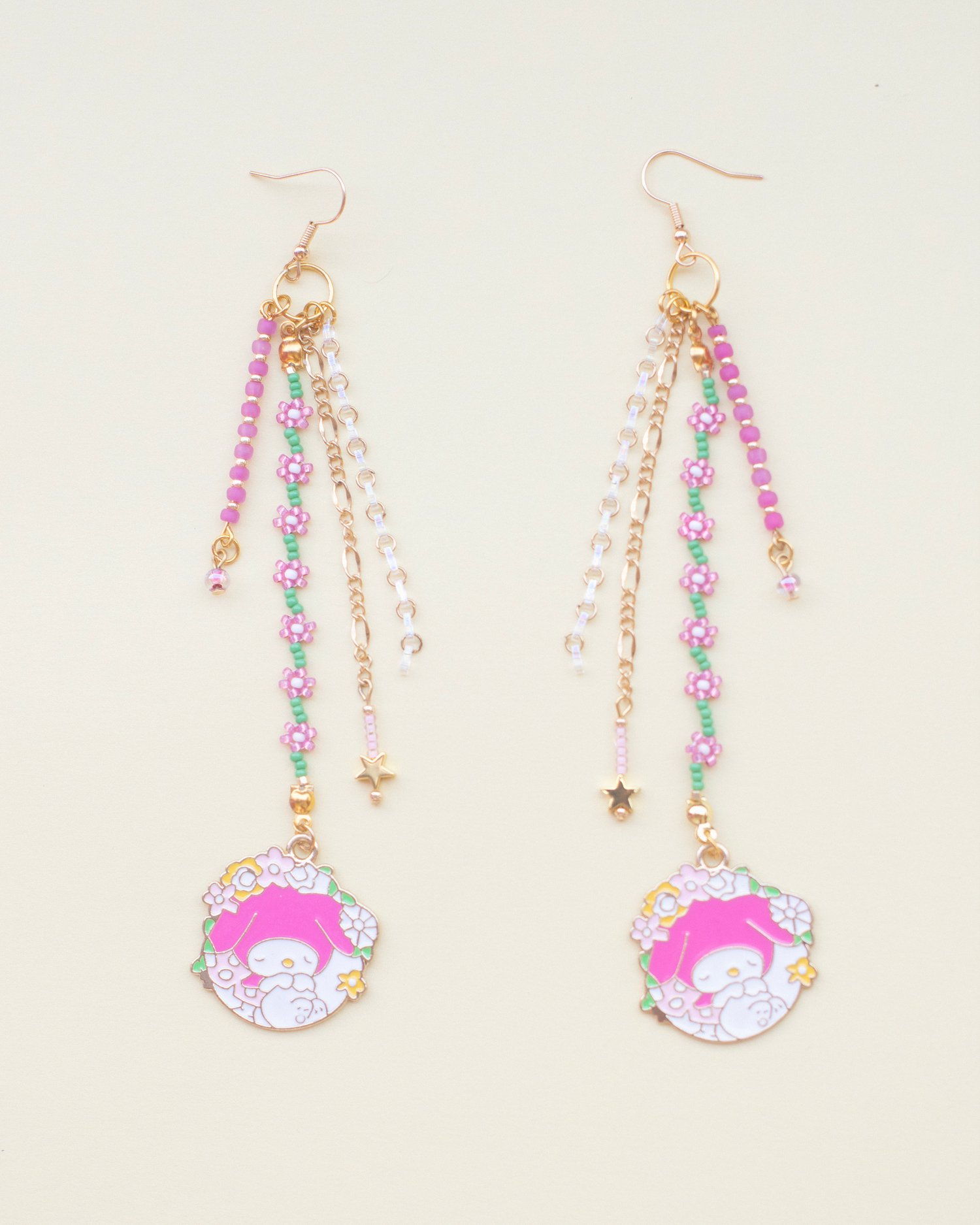 Image of My Melody Floral Dreams Earrings (Springtime Series)
