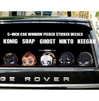 COD Car Window Peeker Decals