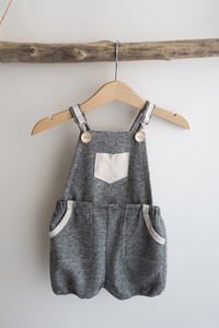 Image 2 of Tobias grey romper OR hat / two sizes