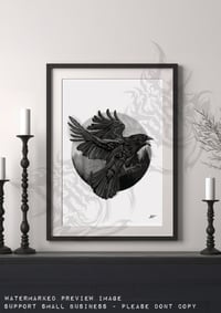 Image 4 of #7.1: Raven (L) - Sinners Club Art Print