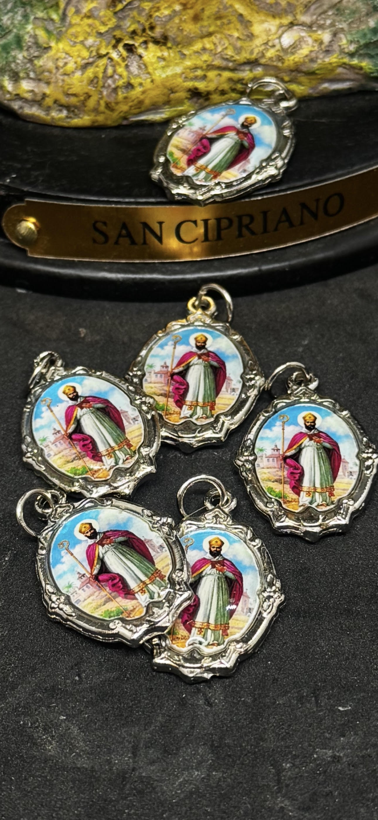 Image of Saint Cyprian/Cipriano Pendants