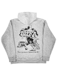 Image 1 of PRAY HOODIE GRAU
