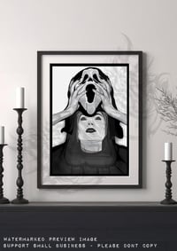 Image 4 of Crown (Scream) Customisable Ghostface Art Print