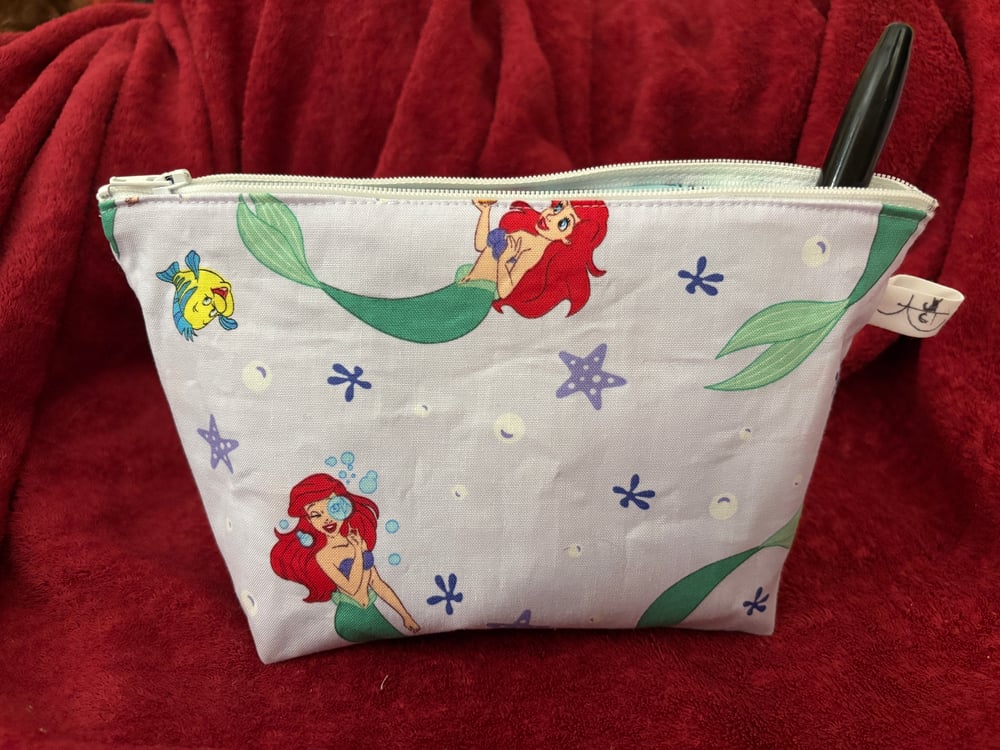 Image of Mermaid Princess Zipper Pouch