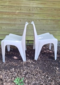 Image 2 of Paire de chaises Helmut Batzner pour Bofinger