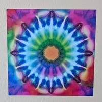 Image 2 of Tie-Dye Mandala Peel and Stick - Wall Art 