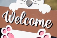 Image 2 of Bunny Welcome Sign
