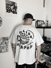Image 2 of COBWEB T-SHIRT WEISS