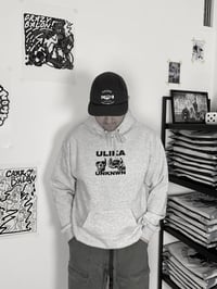 Image 4 of DJ SCREW HOODIE GRAU