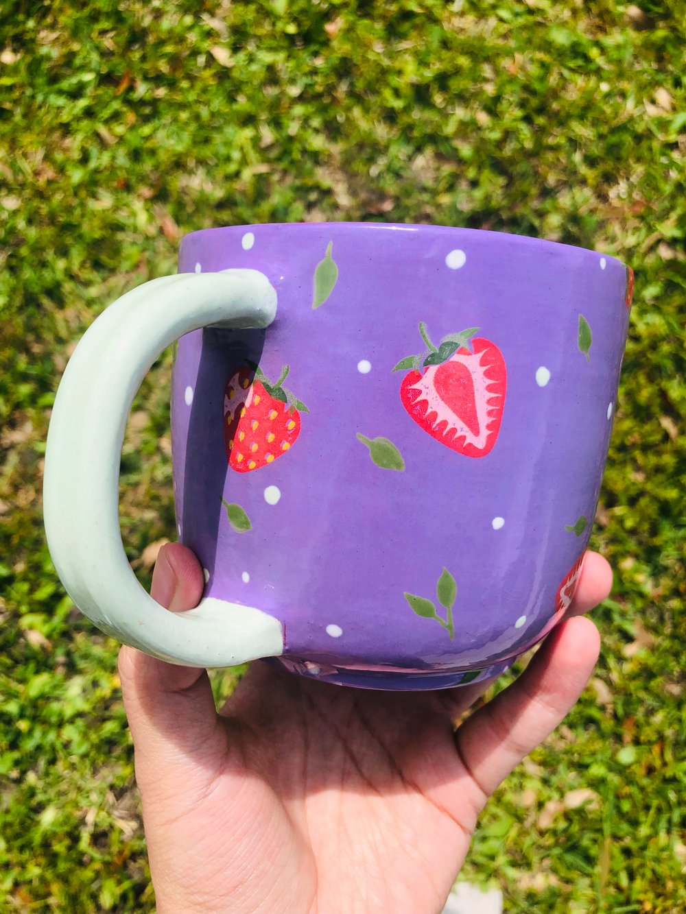 Image of strawberry mug