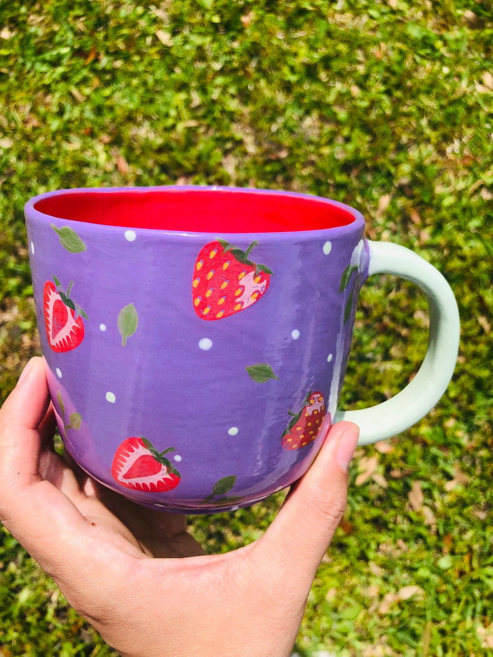 Image of strawberry mug