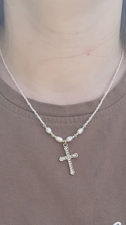Image of Pearl of Faith Necklace