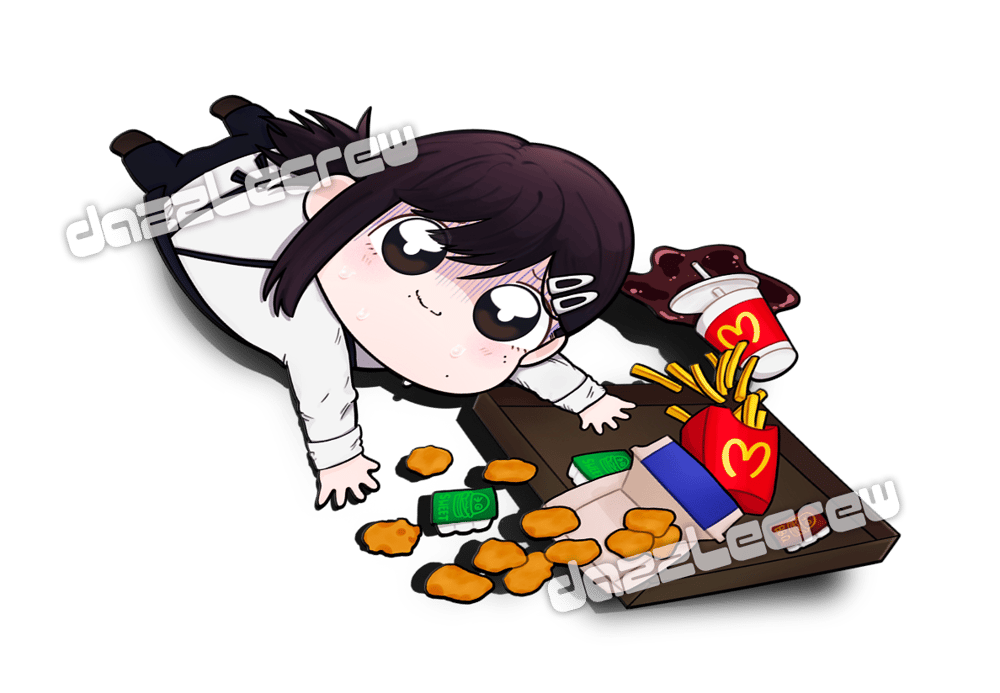 Image of Kobeni drops your fast food sticker