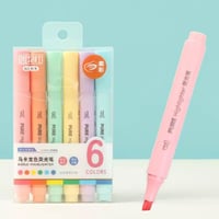 Image 4 of Set of 6 Cute Mini Highlighters – Perfect for Journaling & Work