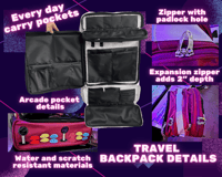 Image 4 of COMING SOON: Arcade Stick Ita Backpacks