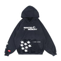 Image 1 of WANTED MEMORY X NARVI FLOTIN DISTRESSED HOODIE