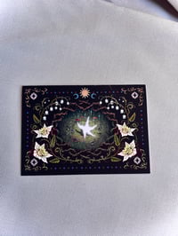 Image 2 of blank mushroom circle magic greeting cards (5x7")
