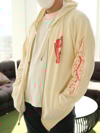 Image 4 of  「Fox & Bird・🦊🐦」 Zip-Up Hoodie