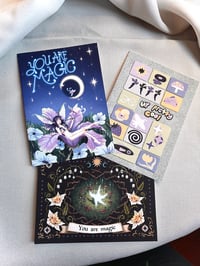 Image 1 of you are magic / youre pretty cool greeting cards (5x7")