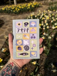 spring grid mini print/postcard (4x6")