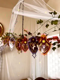 Image 3 of medieval fantasy garland (6 feet)