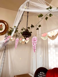 Image 3 of whimsical spring garland (6 feet)