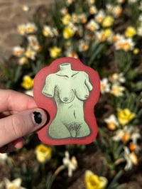 Image 1 of transfemme roman bust inspired sticker
