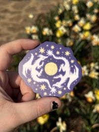 Image 1 of dragon moon sticker