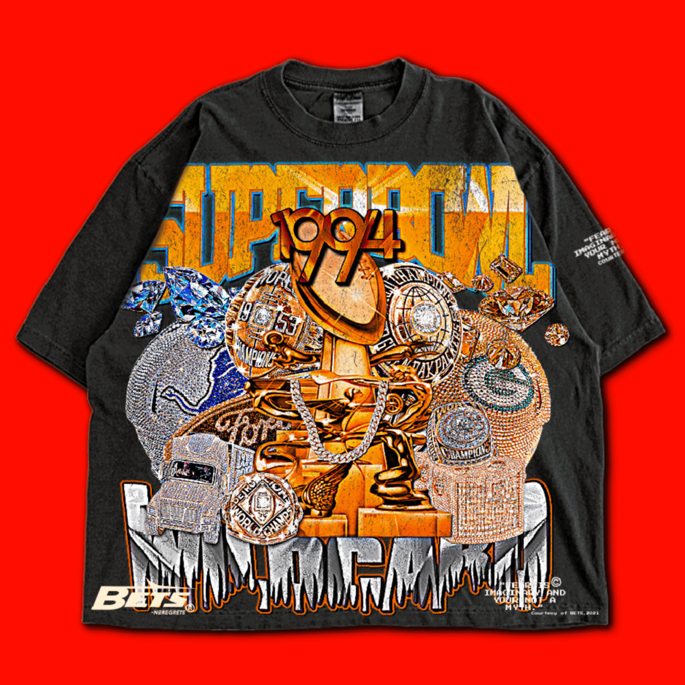 BETS LAB LIONS VS PACKERS 1994 LUX TEE