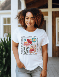 Image 1 of When Resistance Becomes Law Tee (Foxtrot Delta Tango)