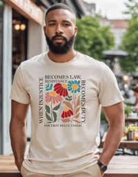Image 3 of When Resistance Becomes Law Tee (Foxtrot Delta Tango)