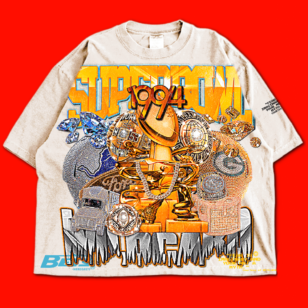 BETS LAB LIONS VS PACKERS 1994 LUX TEE