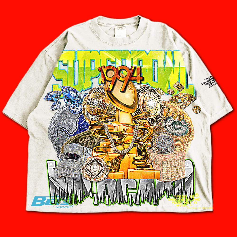 BETS LAB LIONS VS PACKERS 1994 LUX TEE