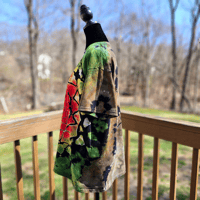 Image 4 of Rasta Ice Dyed Adult (Large) Unisex T-shirt
