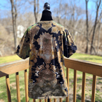 Image 6 of Rasta Ice Dyed Adult (Large) Unisex T-shirt