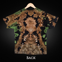 Image 2 of Rasta Ice Dyed Adult (Large) Unisex T-shirt