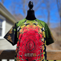 Image 7 of Rasta Ice Dyed Adult (Large) Unisex T-shirt