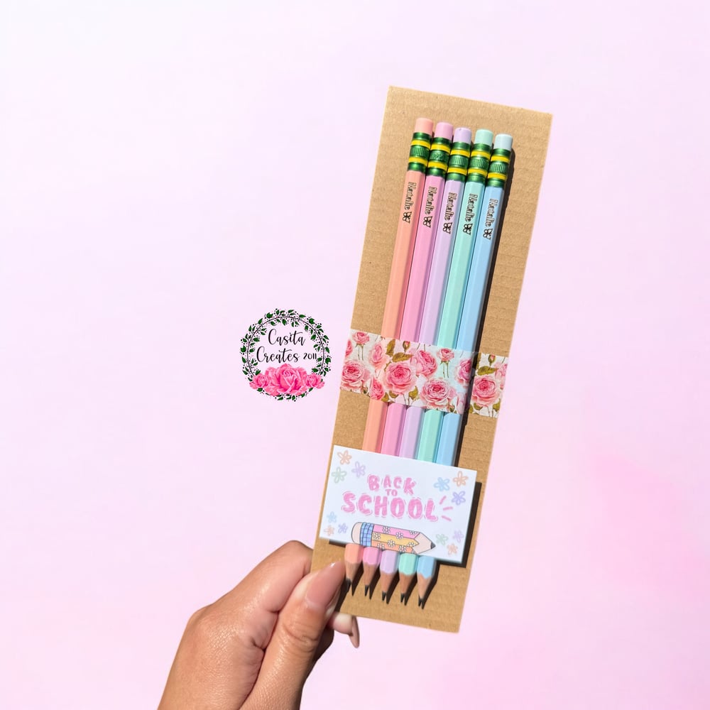 Image of Personalized Pencils/Lápices Personalizados