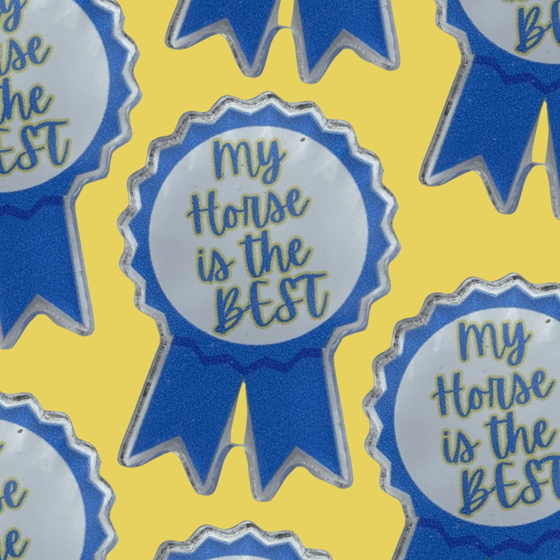 Image of My Horse Is The Best Pin