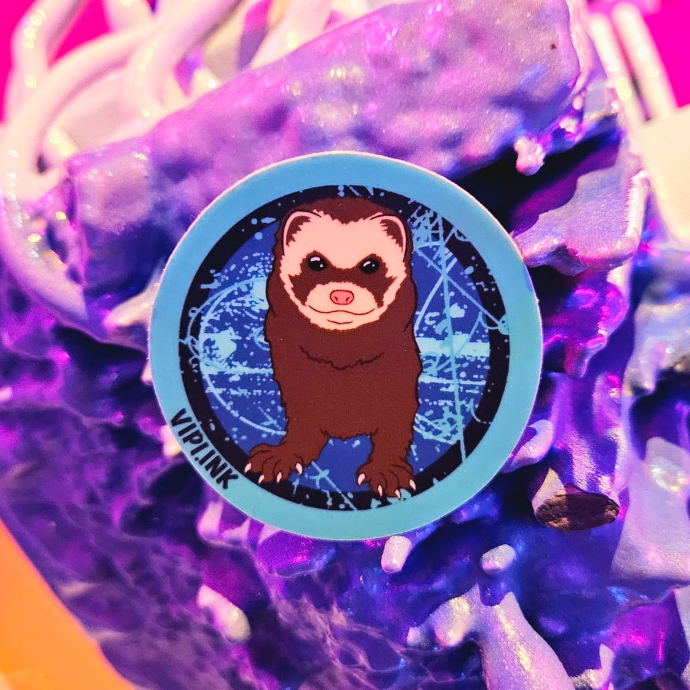 Felicia The Fermilab Ferret Sticker
