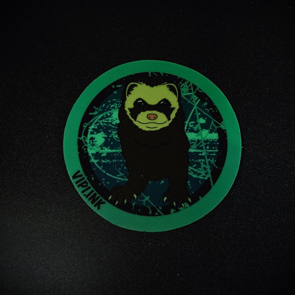 Felicia The Fermilab Ferret Sticker