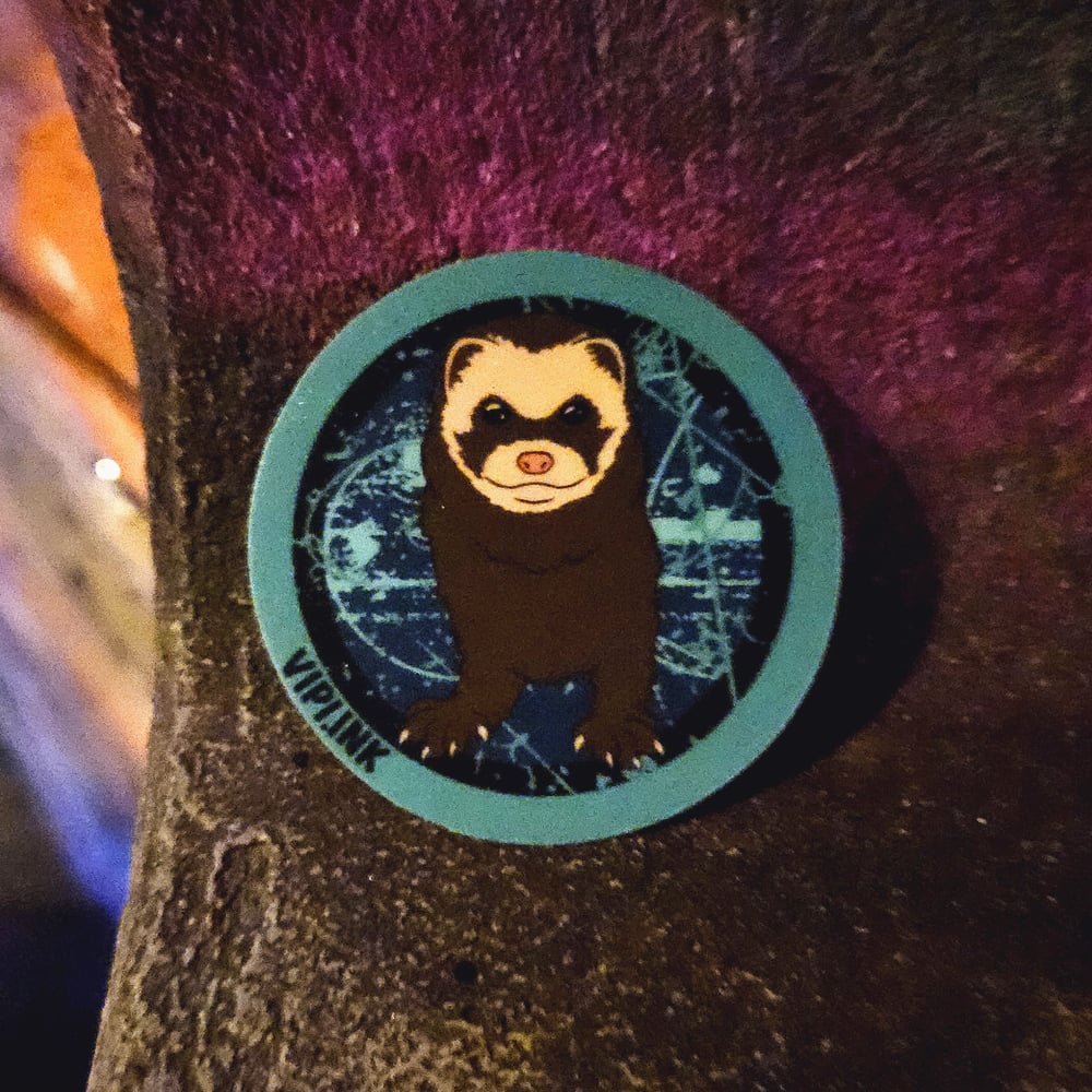 Felicia The Fermilab Ferret Sticker