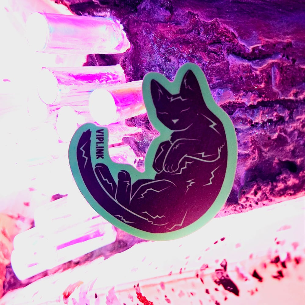 Nikola Tesla's Cat: Mačak Sticker 