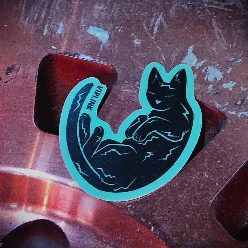 Nikola Tesla's Cat: Mačak Sticker