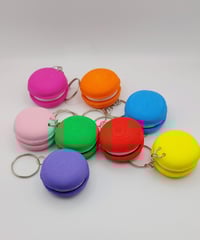 Image 2 of CLICKY MACARON FIDGET KEYCHAIN