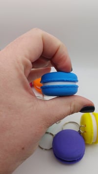 Image 3 of CLICKY MACARON FIDGET KEYCHAIN