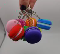 Image 1 of CLICKY MACARON FIDGET KEYCHAIN