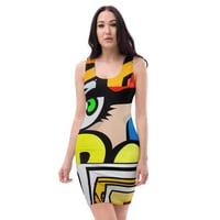Image 3 of COLLECTION FULL PRINT PRO176 - Bodycon dress
