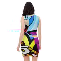 Image 4 of COLLECTION FULL PRINT PRO176 - Bodycon dress