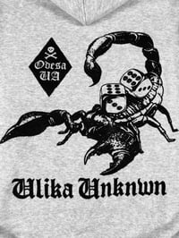 Image 3 of SCORPION HOODIE GRAU